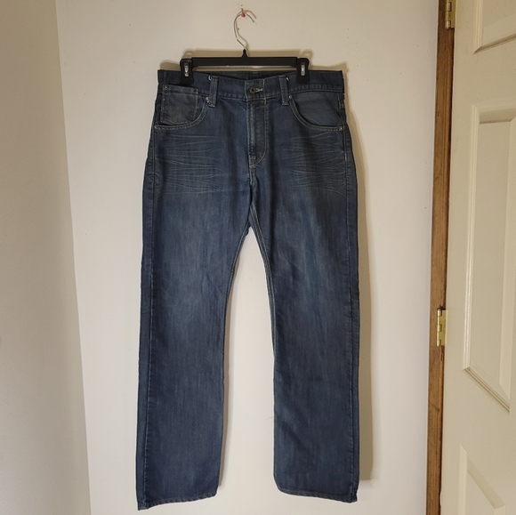 Levi's Men's 514 Distressed Straight Leg Jeans - Size (34X32) - Great Condition - Picture 1 of 12